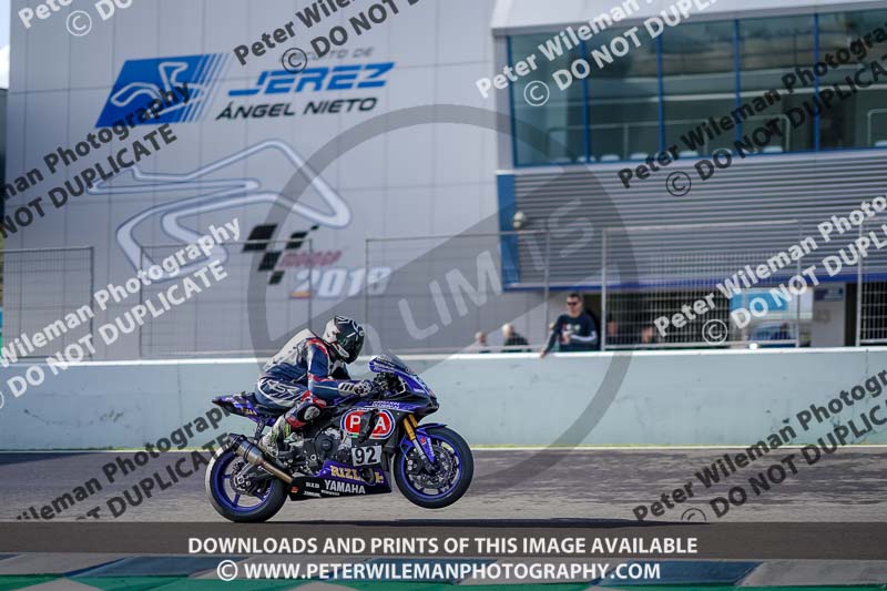 25 to 27th november 2017;Jerez;event digital images;motorbikes;no limits;peter wileman photography;trackday;trackday digital images